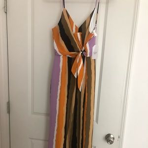 Sadie x Sage, Tie, Multi Color Jumpsuit